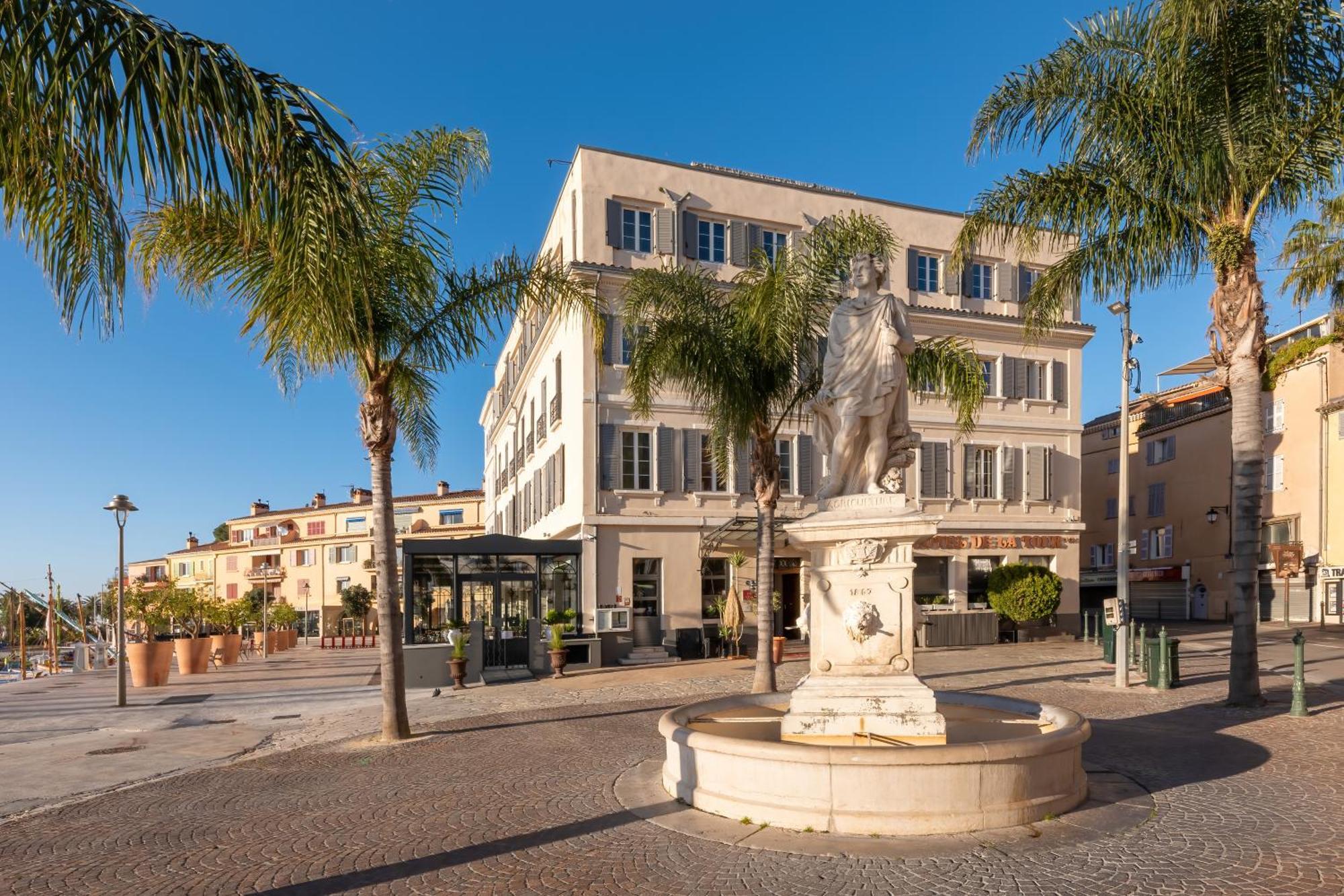 Hotel Restaurant De La Tour Sanary-sur-Mer Exterior foto